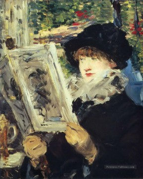 Édouard Manet œuvres - Femme lisant Édouard Manet